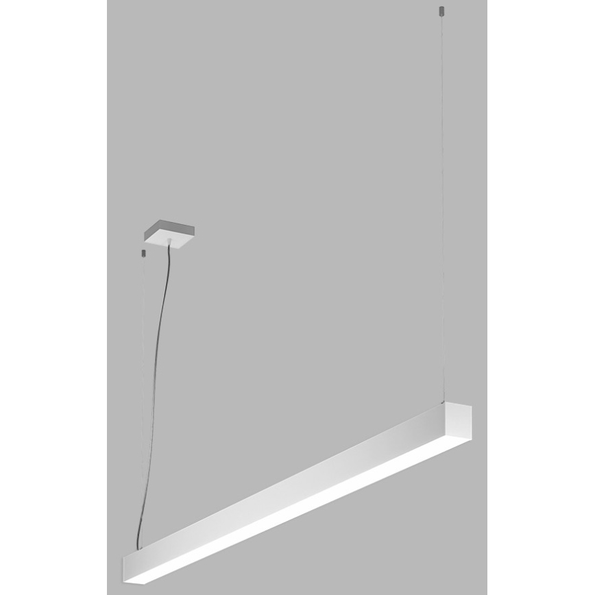 LED2 - LED ljuskrona med textilsladd NOLI LED/60W/230V 3000K/3500K/4000K vit
