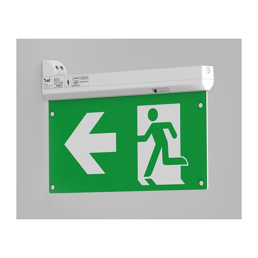 LED2 - LED nödbelysning SAFE ALL LED/2W/3,6V 6000K IP40