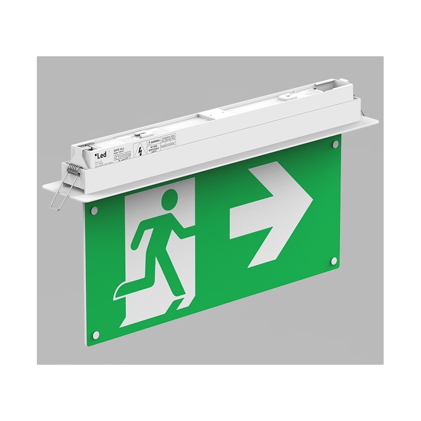 LED2 - LED nödbelysning SAFE ALL LED/2W/3,6V 6000K IP40
