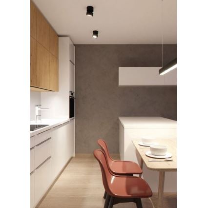 LED2 - LED Spotlight KLIP ON LED/11W/230V svart