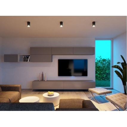 LED2 - LED Takbelysning TUBUS LED/9W/230V svart