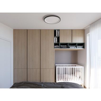 LED2 - LED taklampa BELLA LED/48W/230V 3000K/4000K brun