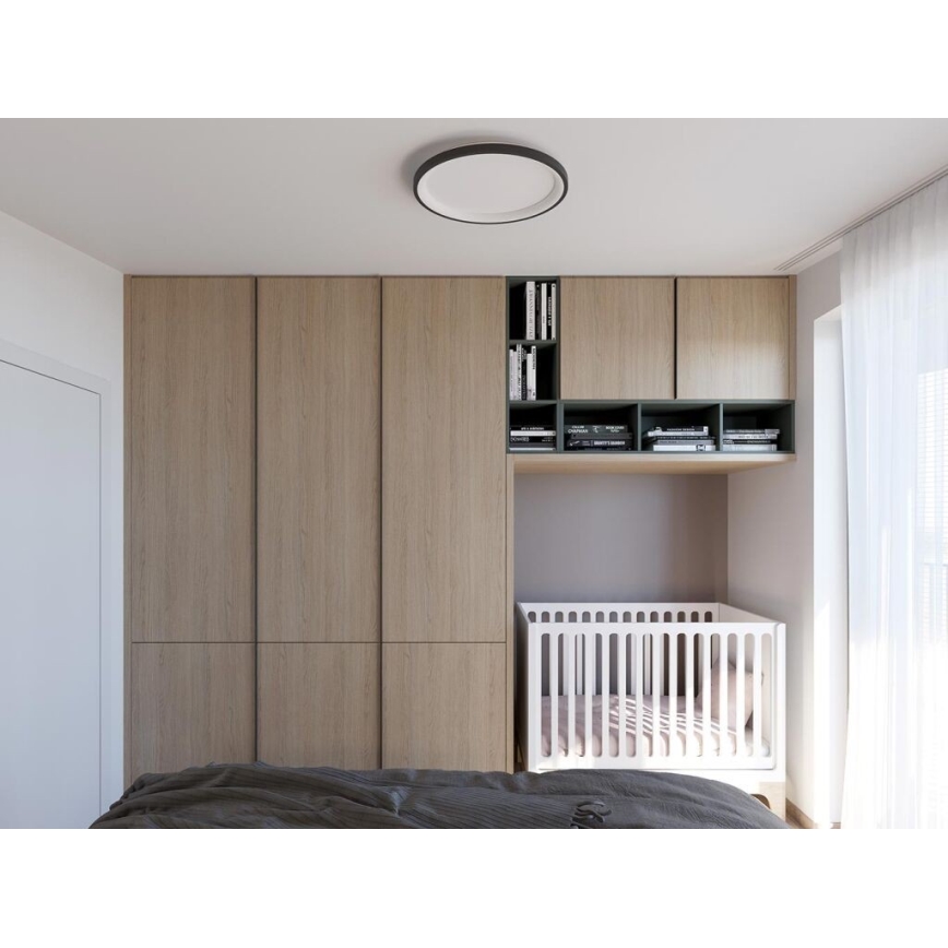 LED2 - LED taklampa BELLA LED/48W/230V 3000K/4000K brun