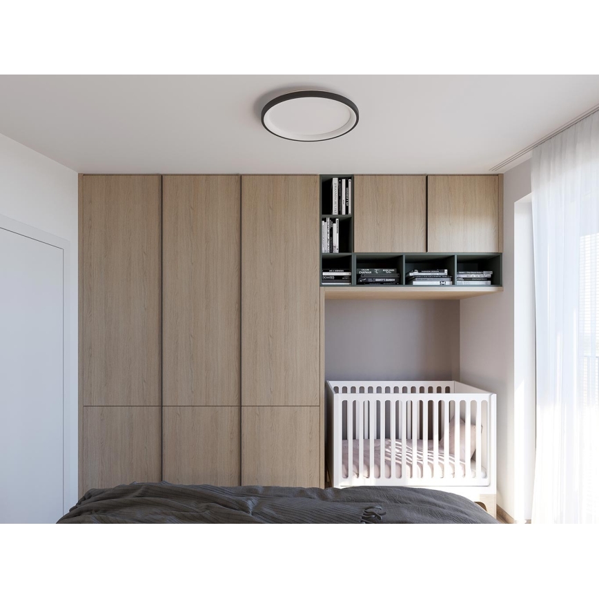 LED2 - LED taklampa BELLA LED/48W/230V 3000K/4000K svart