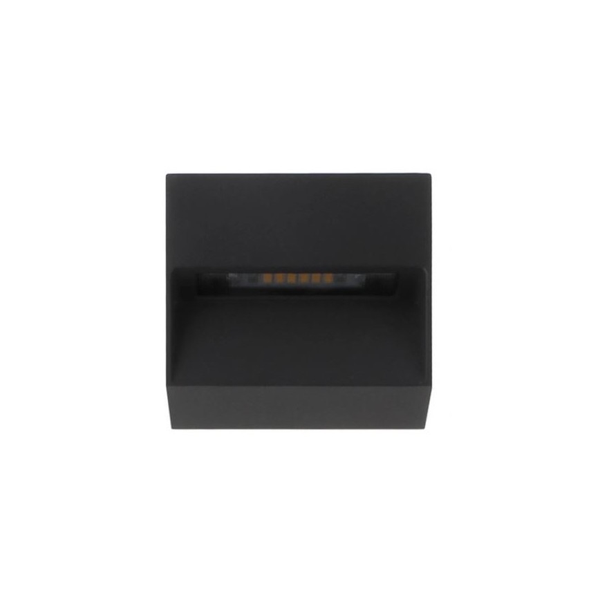 LED2 - LED Utomhus Väggbelysning STEP ON LED/3W/230V antracit IP54
