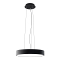 LED2 - MONO SLIM LED-pendel på vajer, 30W/230V, 3000K/4000K, Ø 40 cm, svart