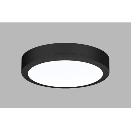 LED2 - Utomhus LED taklampa  med sensor  KERY LED/18W/230V IP65 svart