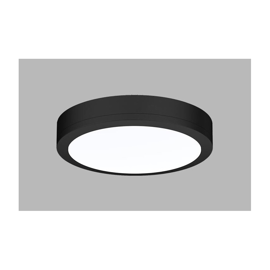 LED2 - Utomhus LED taklampa  med sensor  KERY LED/18W/230V IP65 svart