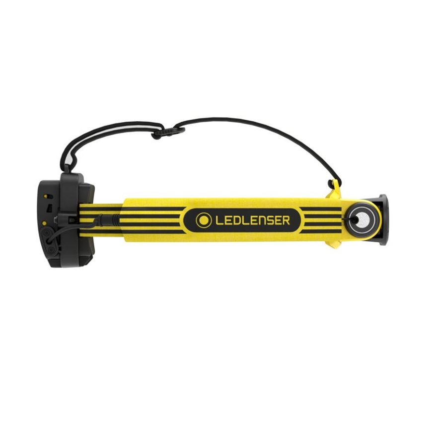 Ledlenser EXH6R - dimbar uppladdningsbar pannlampa LED/1900 mAh IP68 250 lm 15 h gul