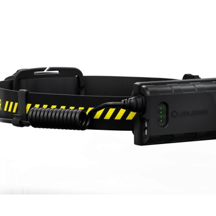 Ledlenser H5R WORK - dimbar uppladdningsbar pannlampa, LED, 1800 mAh, IP67, 500 lm, 45 h, svart