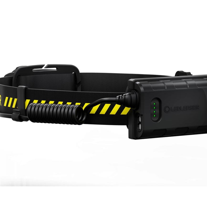 Ledlenser H5R WORK - dimbar uppladdningsbar pannlampa, LED, 1800 mAh, IP67, 500 lm, 45 h, svart