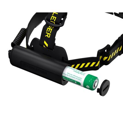 Ledlenser H7R WORK - dimmbar uppladdningsbar pannlampa, LED/4800 mAh, IP67, 1000 lm, 60 h, svart
