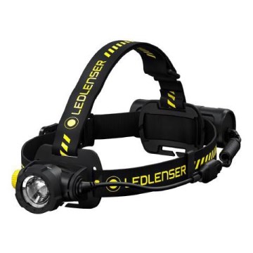 Ledlenser H7R WORK - dimmbar uppladdningsbar pannlampa, LED/4800 mAh, IP67, 1000 lm, 60 h, svart
