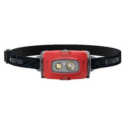 Ledlenser HF4R Core - LED dimmbar uppladdningsbar pannlampa LED/1000 mAh IP68 500 lm 35 h röd