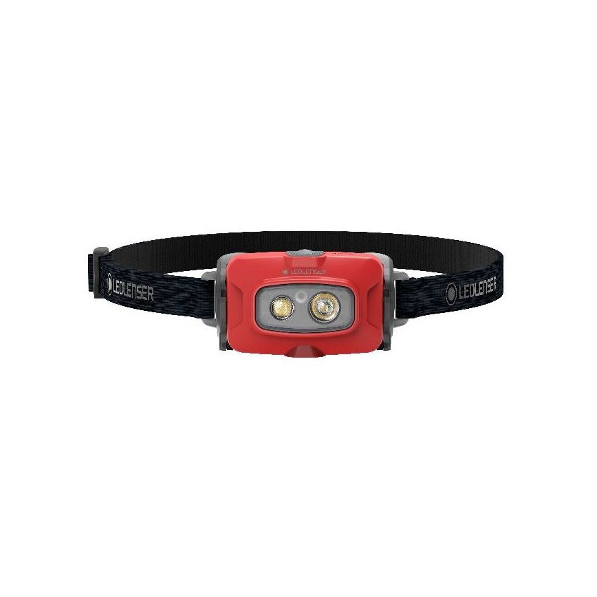 Ledlenser HF4R Core - LED dimmbar uppladdningsbar pannlampa LED/1000 mAh IP68 500 lm 35 h röd