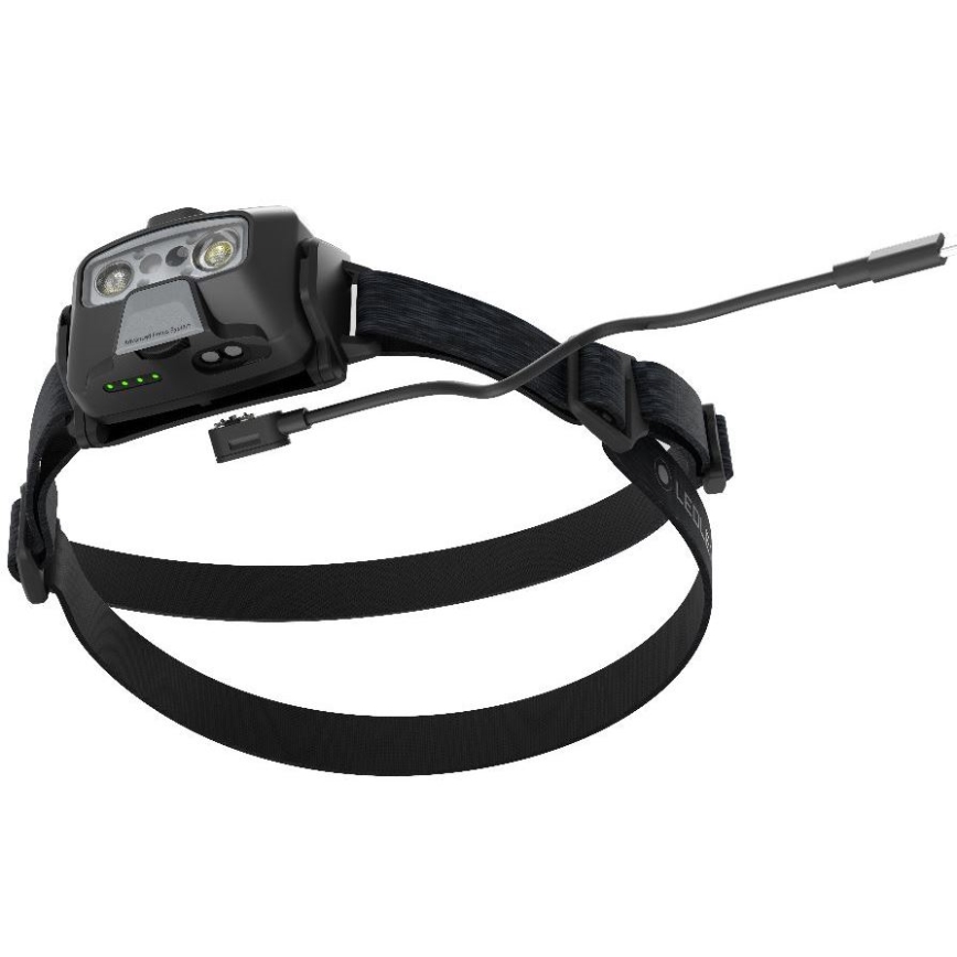 Ledlenser HF6R Core - dimbar uppladdningsbar pannlampa LED, 2000 mAh, IP68, 800 lm, upp till 60 h, svart