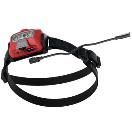 Ledlenser HF6R Core - Dimmbar uppladdningsbar LED-pannlampa 2000 mAh, IP68, 800 lm, 60 h, röd