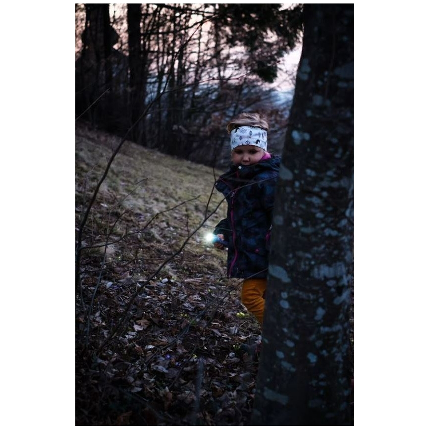 Ledlenser KIDBEAM4 RAINBOW - dimbar LED-ficklampa för barn, 2xAAA, IP44, lila