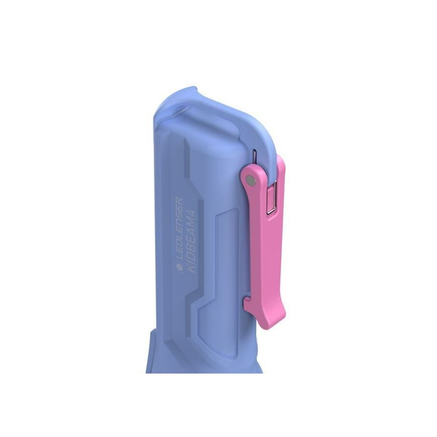 Ledlenser KIDBEAM4 RAINBOW - dimbar LED-ficklampa för barn, 2xAAA, IP44, lila