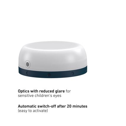 Ledlenser KIDCAMP6 DINO - dimbar, bärbar LED-lampa, LED/3xAAA, IP44, grön