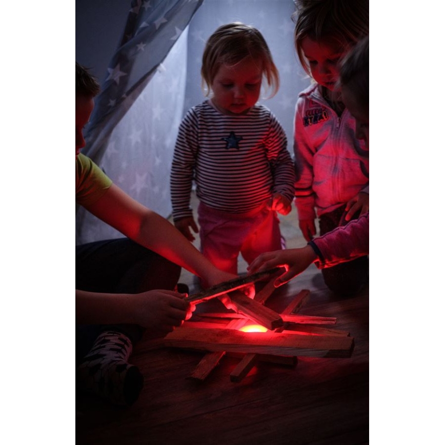 Ledlenser KIDCAMP6 RAINBOW - LED dimbar bärbar lampa LED/3xAAA IP44 blå