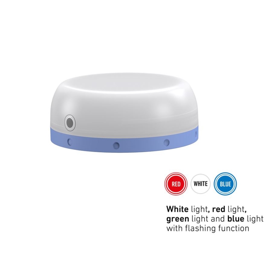 Ledlenser KIDCAMP6 RAINBOW - LED dimbar bärbar lampa LED/3xAAA IP44 blå