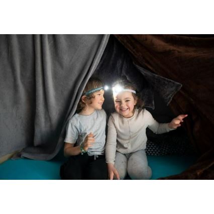 Ledlenser KIDLED2 RAINBOW - LED-dimmbar pannlampa för barn LED/1xAAA IPX4 40 lm 20h lila