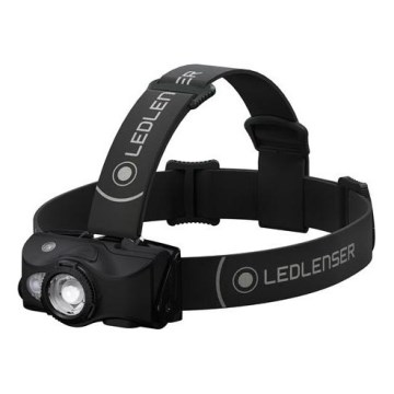 Ledlenser MH8 - dimbar uppladdningsbar pannlampa LED/2xAA/1550 mAh IP54 600 lm 60 h svart