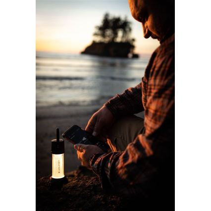 Ledlenser ML6 CONNECT WARM LIGHT - dimbar uppladdningsbar LED-lykta, 3000 mAh, IP66, 750 lm + fjärrkontroll