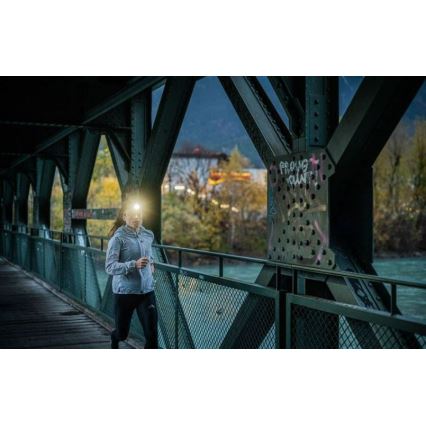 Ledlenser NEO1R - dimbar uppladdningsbar pannlampa LED/730 mAh IP67 250 lm 15 h grön