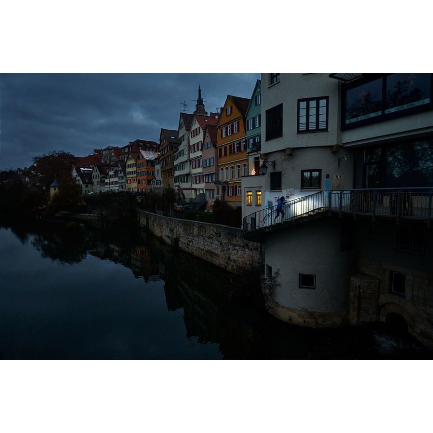 Ledlenser NEO3 - dimbar LED-pannlampa LED/3xAAA IP54 400 lm 20 h svart