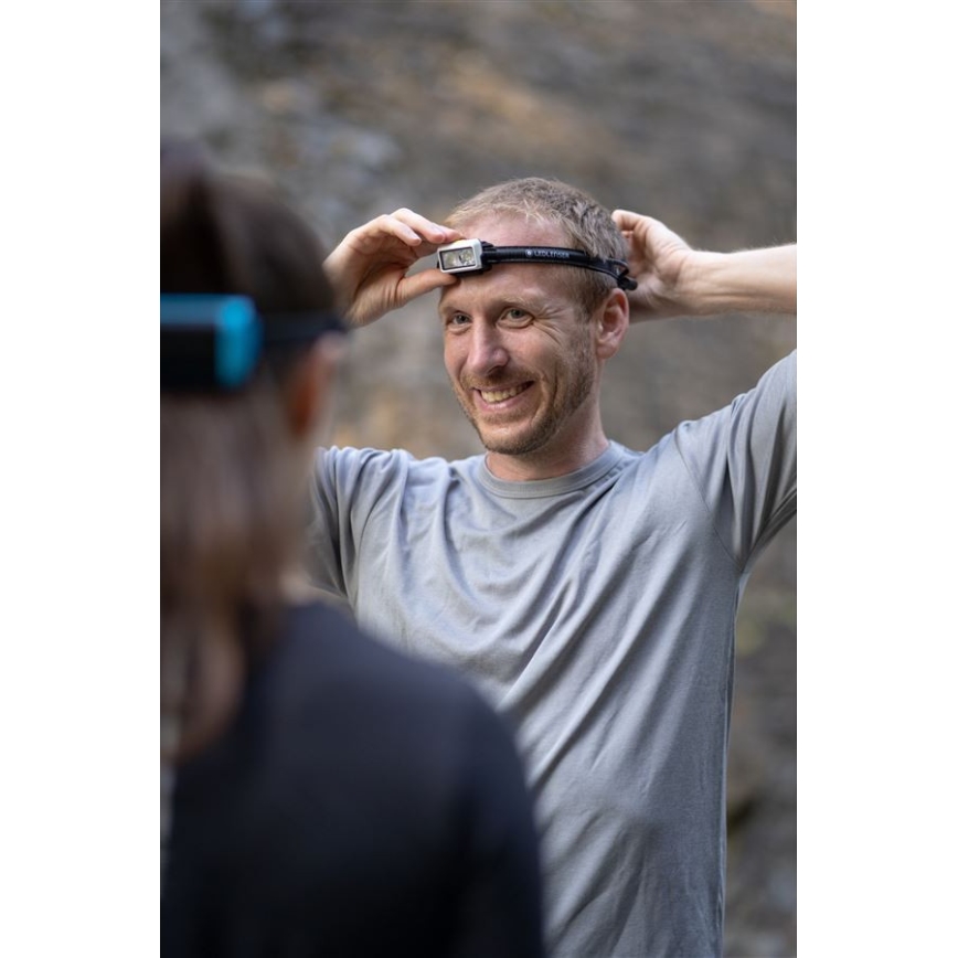 Ledlenser NEO3 - dimbar LED-pannlampa LED/3xAAA IP54 400 lm 20 h svart/vit