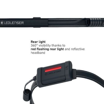 Ledlenser NEO3 - dimbar LED-pannlampa LED/3xAAA IP54 400 lm 20 h svart/vit