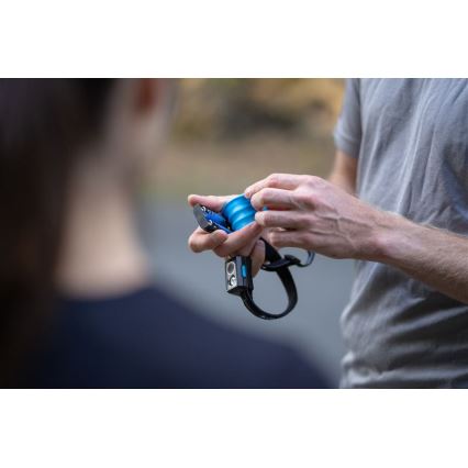 Ledlenser NEO3 - LED-dimbar pannlampa LED/3xAAA IP54 400 lm 20 h blå