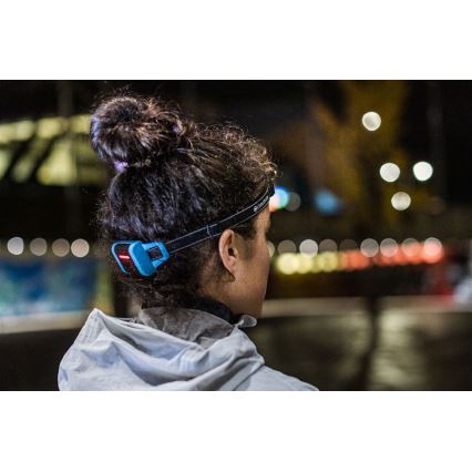 Ledlenser NEO5R - Dimmbar LED-uppladdningspannlampa LED/1800 mAh IP54 600 lm 35 h blå