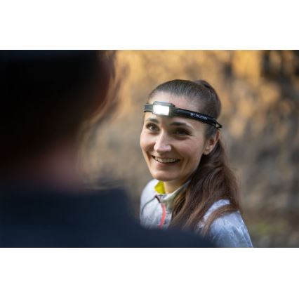 Ledlenser NEO5R - Dimmbar LED-uppladdningspannlampa LED/1800 mAh IP54 600 lm 35 h blå