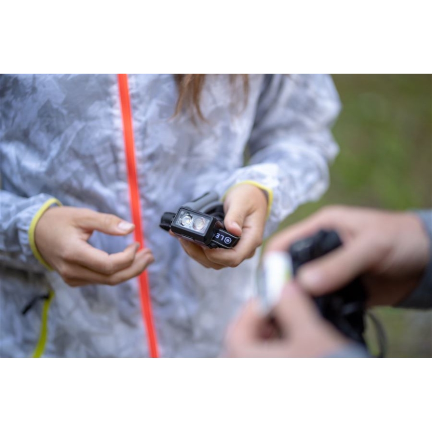 Ledlenser NEO5R - LED dimbar uppladdningsbar pannlampa LED/1800mAh IP54 600 lm 35 h svart