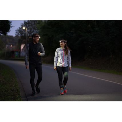 Ledlenser NEO5R - LED dimbar uppladdningsbar pannlampa LED/1800 mAh IP54 600 lm 35 h svart/vit