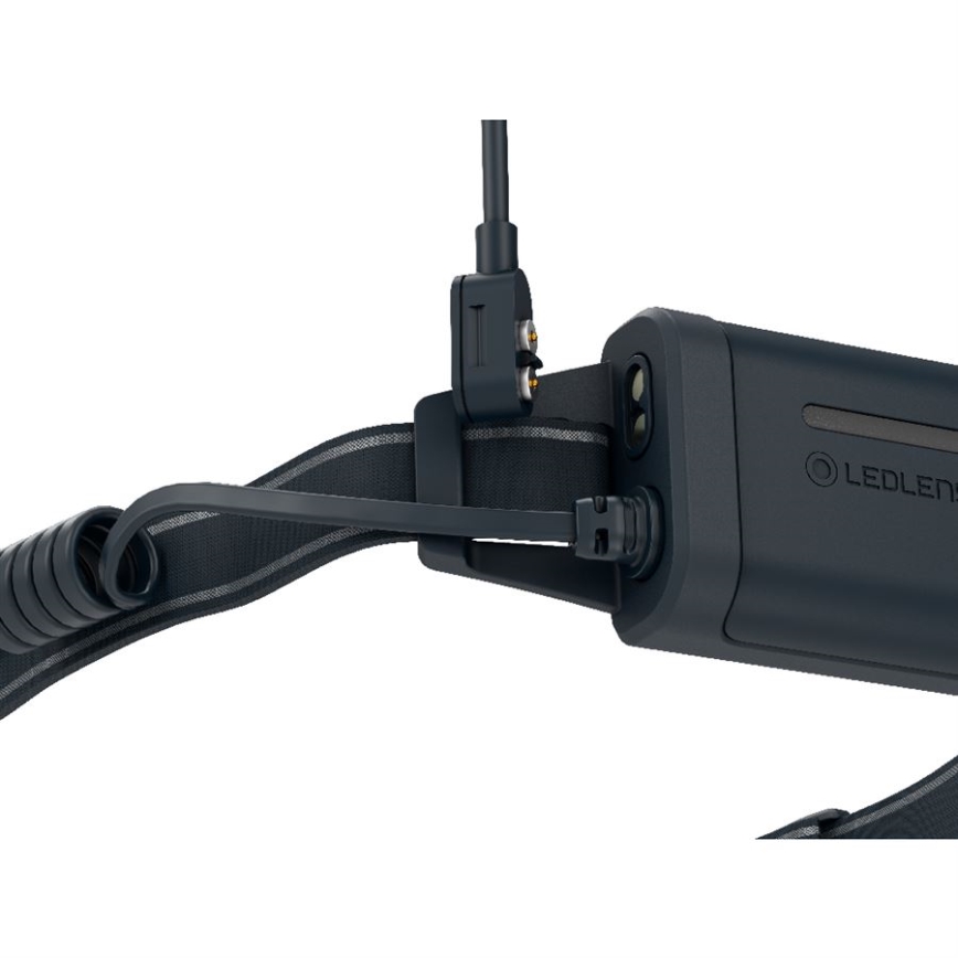 Ledlenser NEO5R - LED dimbar uppladdningsbar pannlampa LED/1800 mAh IP54 600 lm 35 h svart/vit