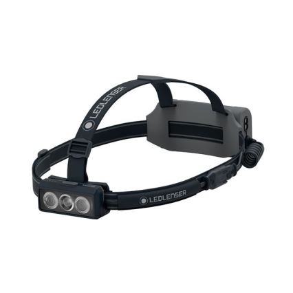 Ledlenser NEO9R - dimbar uppladdningsbar pannlampa LED/5000 mAh IP54 1200 lm 120 h svart/grå