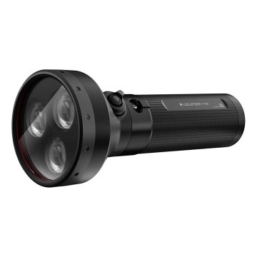 Ledlenser P18R - Dimbar uppladdningsbar LED-ficklampa, 3000 mAh, IP68, 6500 lm, 45 h, svart