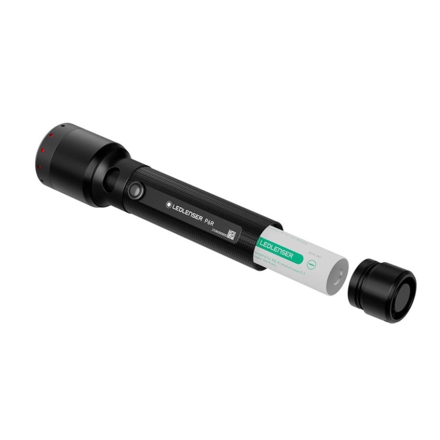 Ledlenser P6R - LED dimmbar uppladdningsbar ficklampa LED/3000 mAh IP68 1200 lm 65 h svart