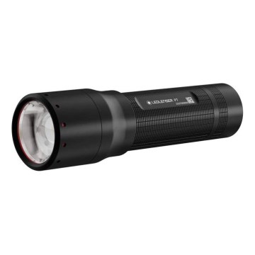 Ledlenser P7 - dimbar LED-ficklampa, LED/4xAAA, IP54, 450 lm, 25 h, svart