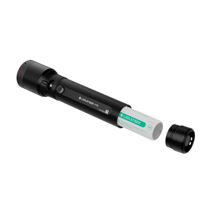 Ledlenser P7R - LED Dimbar uppladdningsbar ficklampa LED/4600 mAh IP68 2000 lm 80 h svart
