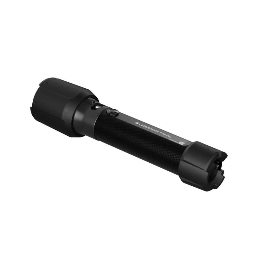 Ledlenser P7R PRO - dimmbar LED-uppladdningsficklampa, 4600 mAh, IP68, 2000 lm, 60 h, svart