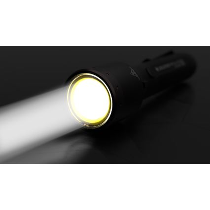 Ledlenser P9R Core - dimbar uppladdningsbar LED-ficklampa 4800 mAh IP68 1000 lm 20 h