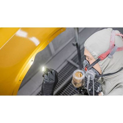 Ledlenser W1R - uppladdningsbar dimbar LED-arbetslampa med klämma LED/740 mAh IP54 220 lm