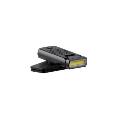 Ledlenser W1R - uppladdningsbar dimbar LED-arbetslampa med klämma LED/740 mAh IP54 220 lm