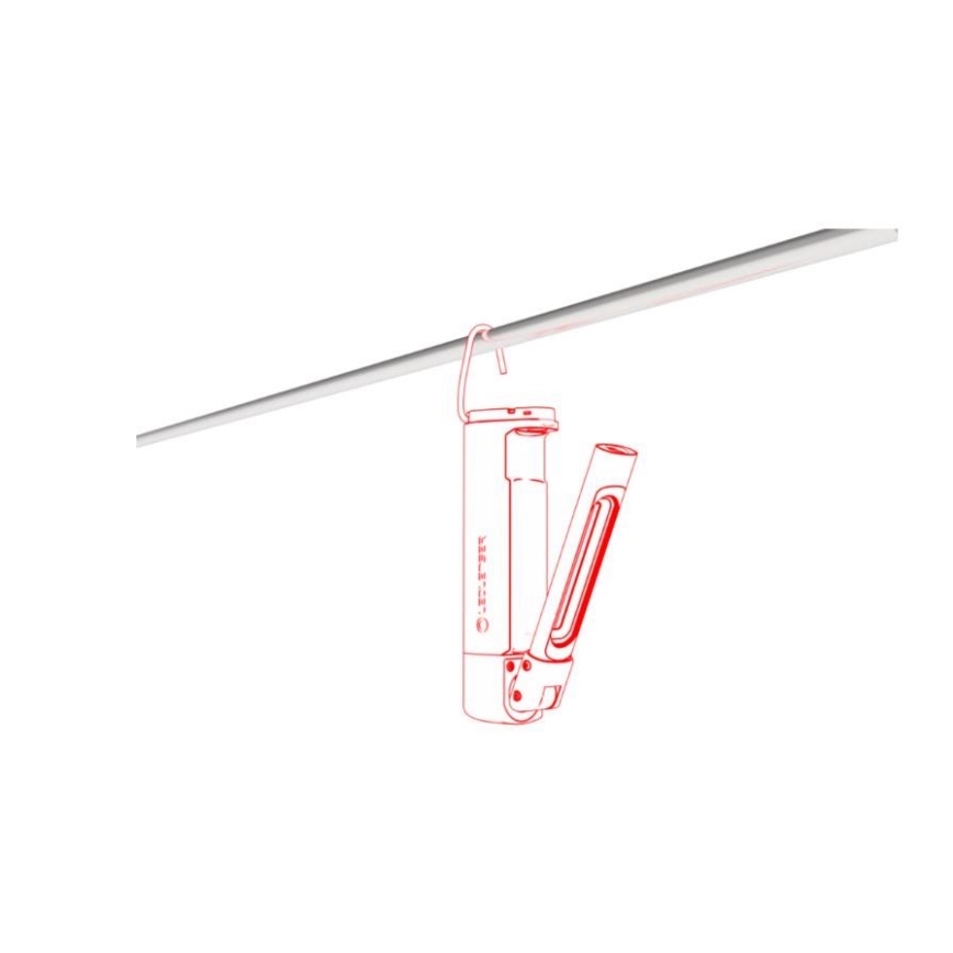 Ledlenser W7R - LED-dimbar uppladdningsbar arbetslampa LED/2500 mAh IP54 600 lm