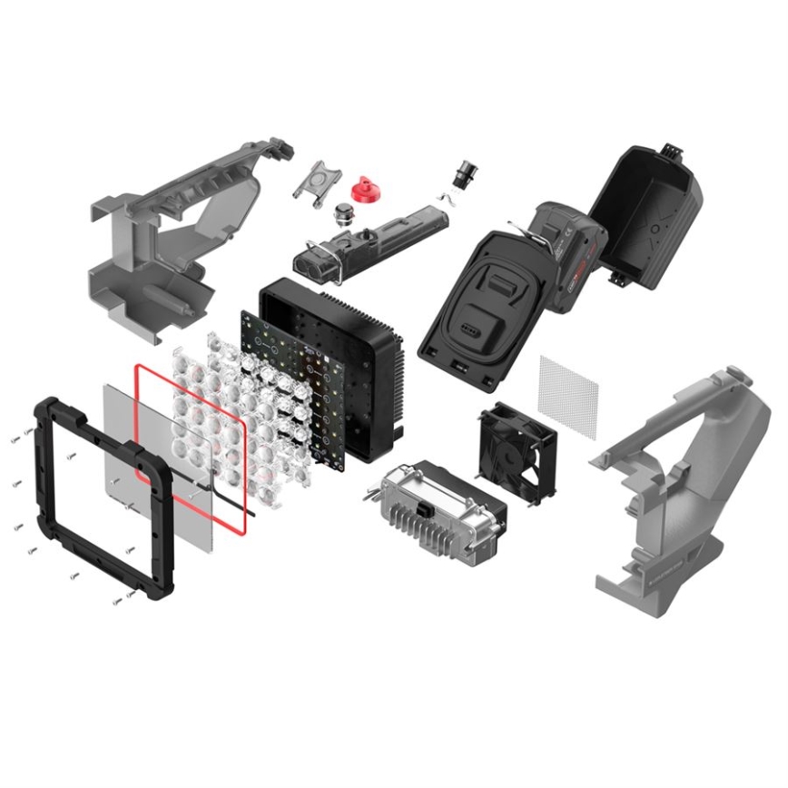 Ledlenser XP30R - LED dimbar uppladdningsbar ficklampa LED/5000 mAh IP54 32000 lm 16 h grå